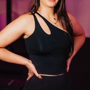 Target All in motion asymmetrical sports bra/top